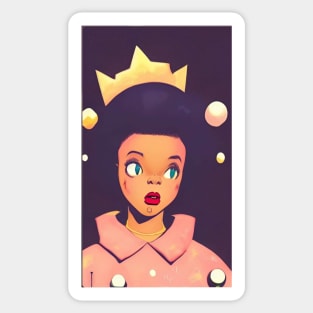 Peachy Princess Sticker